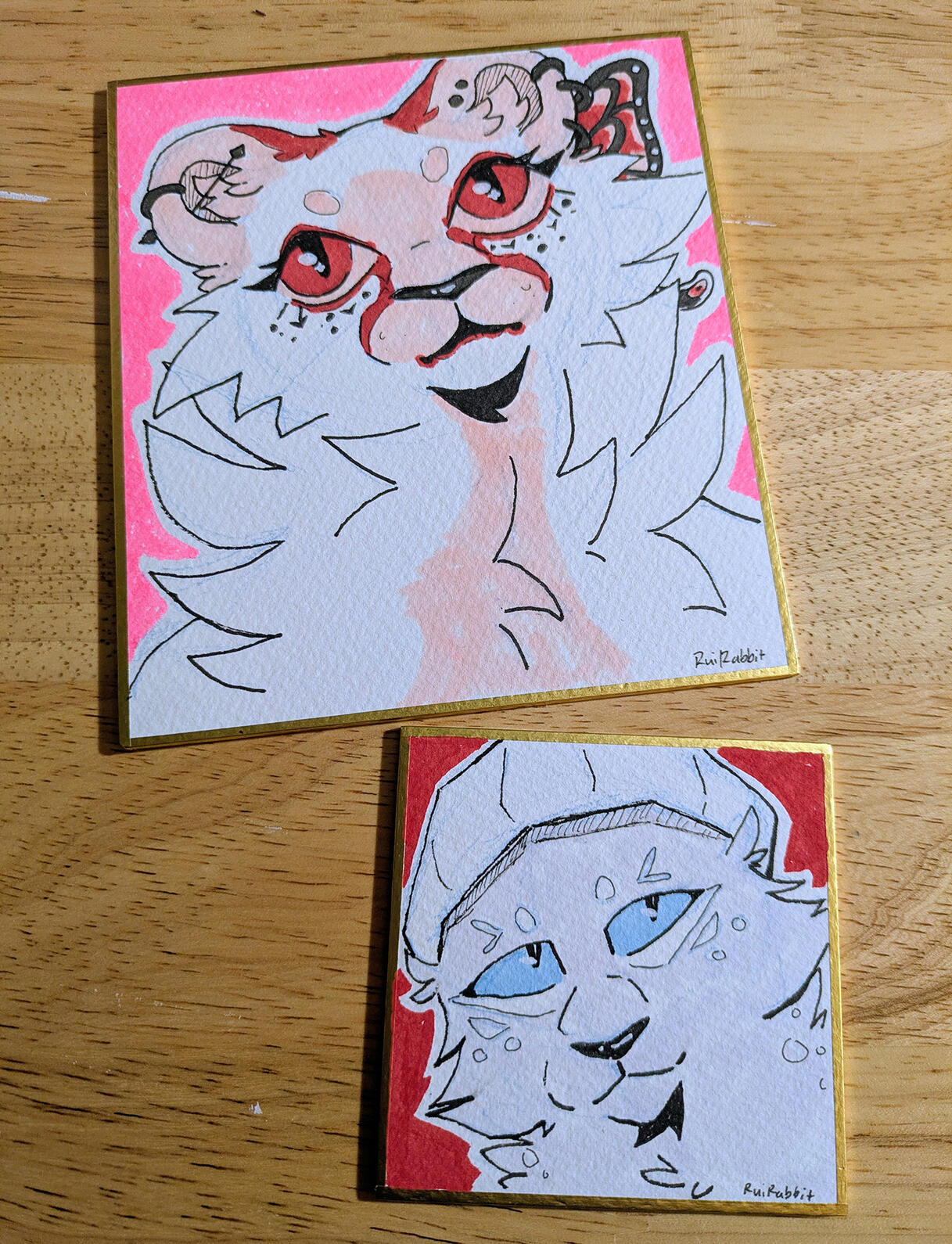 Shikishi Board Commissions (example)