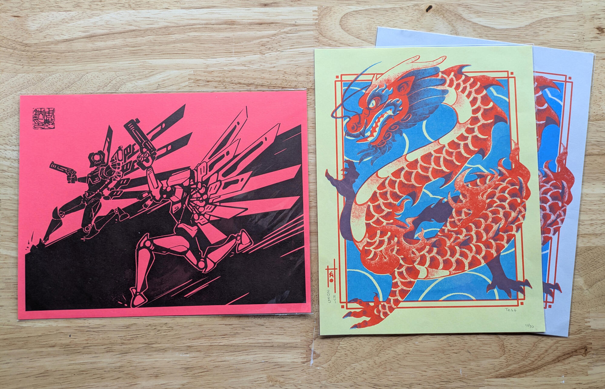 8.5 x 11 Riso Prints