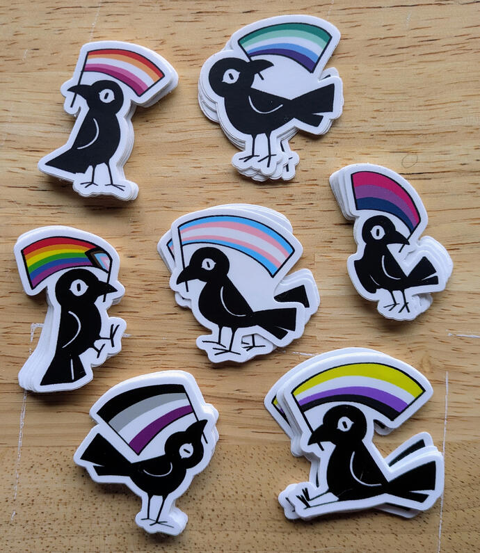 2" Pride Stickers