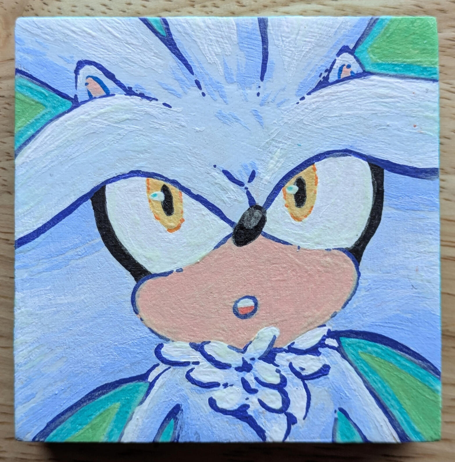 Silver, Acrylic